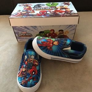 Boy's Marvel Slip ons